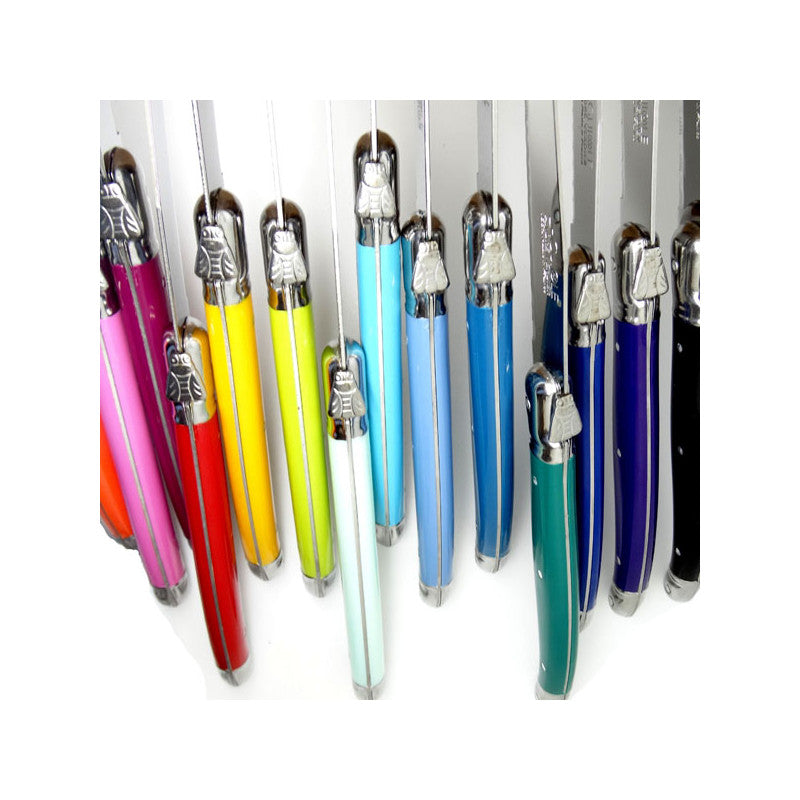 S/6 Laguiole Stainless Steel Knives | Rainbow
