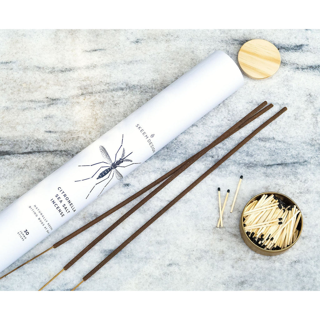 Jumbo Citronella Outdoor Incense - Sea Salt