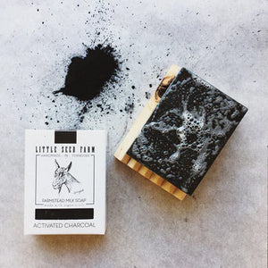 Little Seed Farm - Activated Charcoal Facial And Body Bar Soap