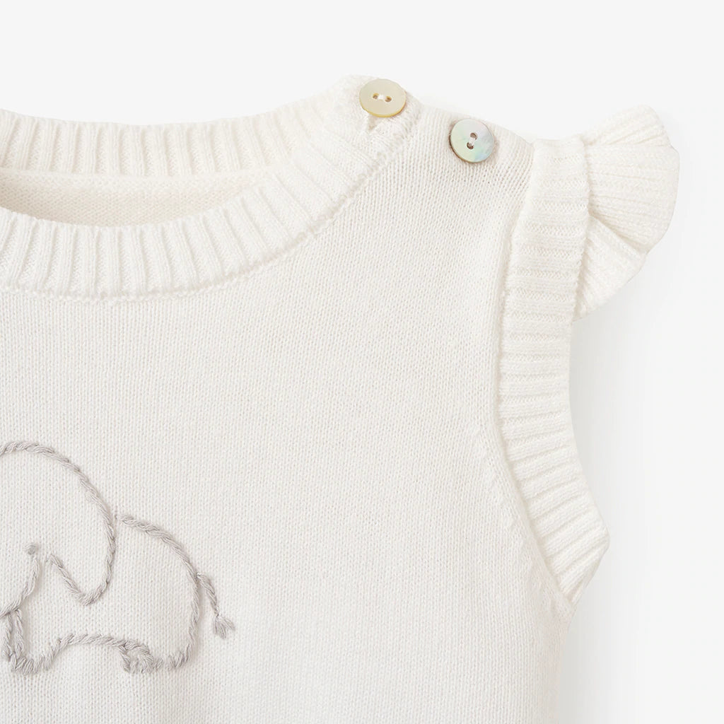 Elephant Flutter Sleeve Knit Bubble
