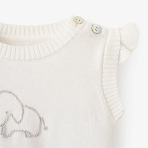 Elephant Flutter Sleeve Knit Bubble