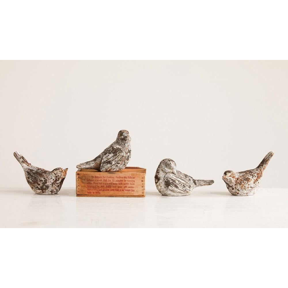 Resin Bird w/Distressed Finish