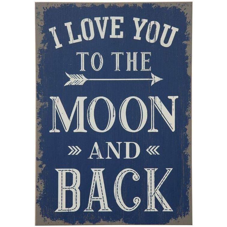 "I Love You To The Moon..." Wall Decor