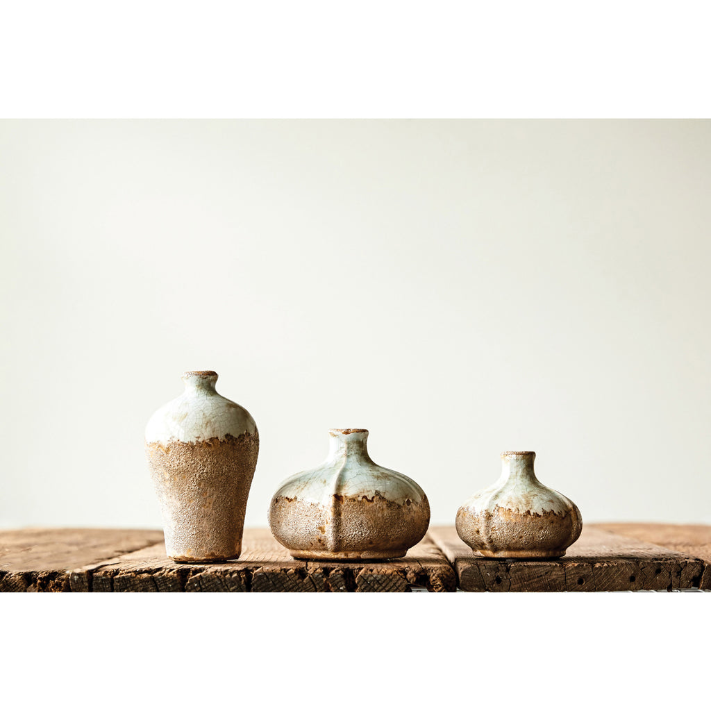 Distressed Finish Terracotta Vase