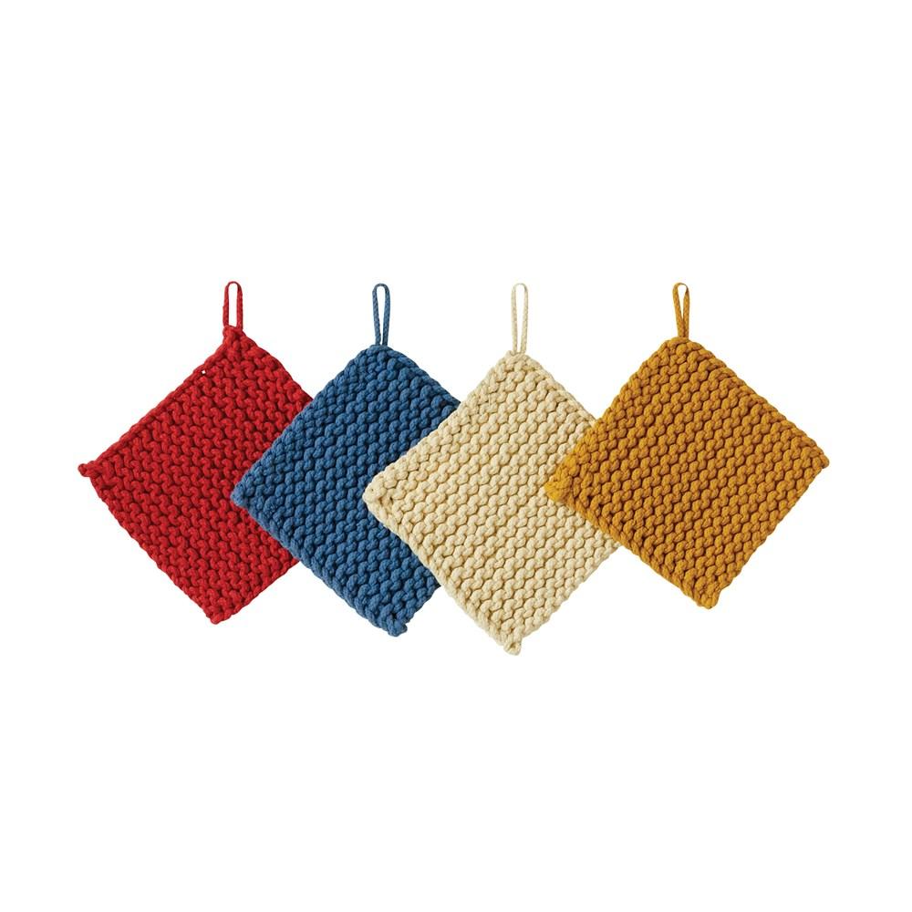 Square Cotton Crocheted Pot Holder