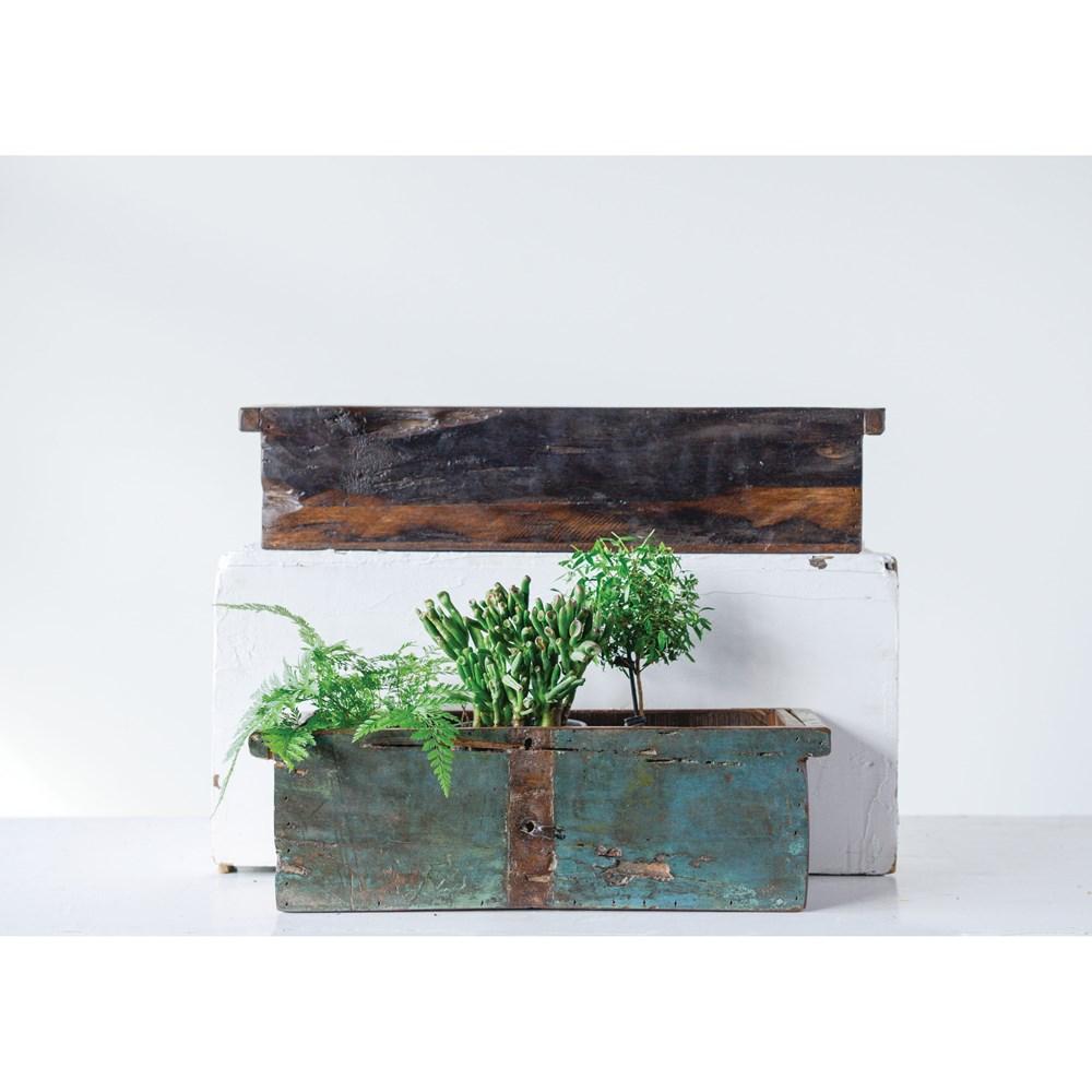 Found Wood Containers