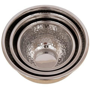 Stainless Steel Bowls w/Gold Finish