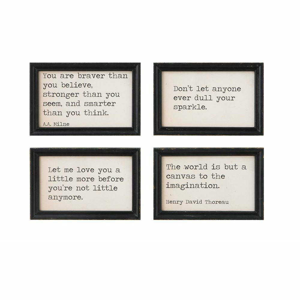 Wood Wall Decor w/Sayings