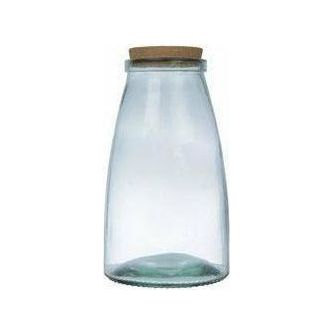 Glass Jar w/Cork Lid - Large