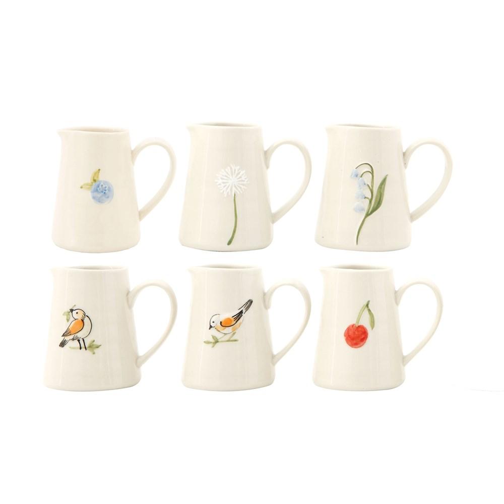 White Stoneware Creamer