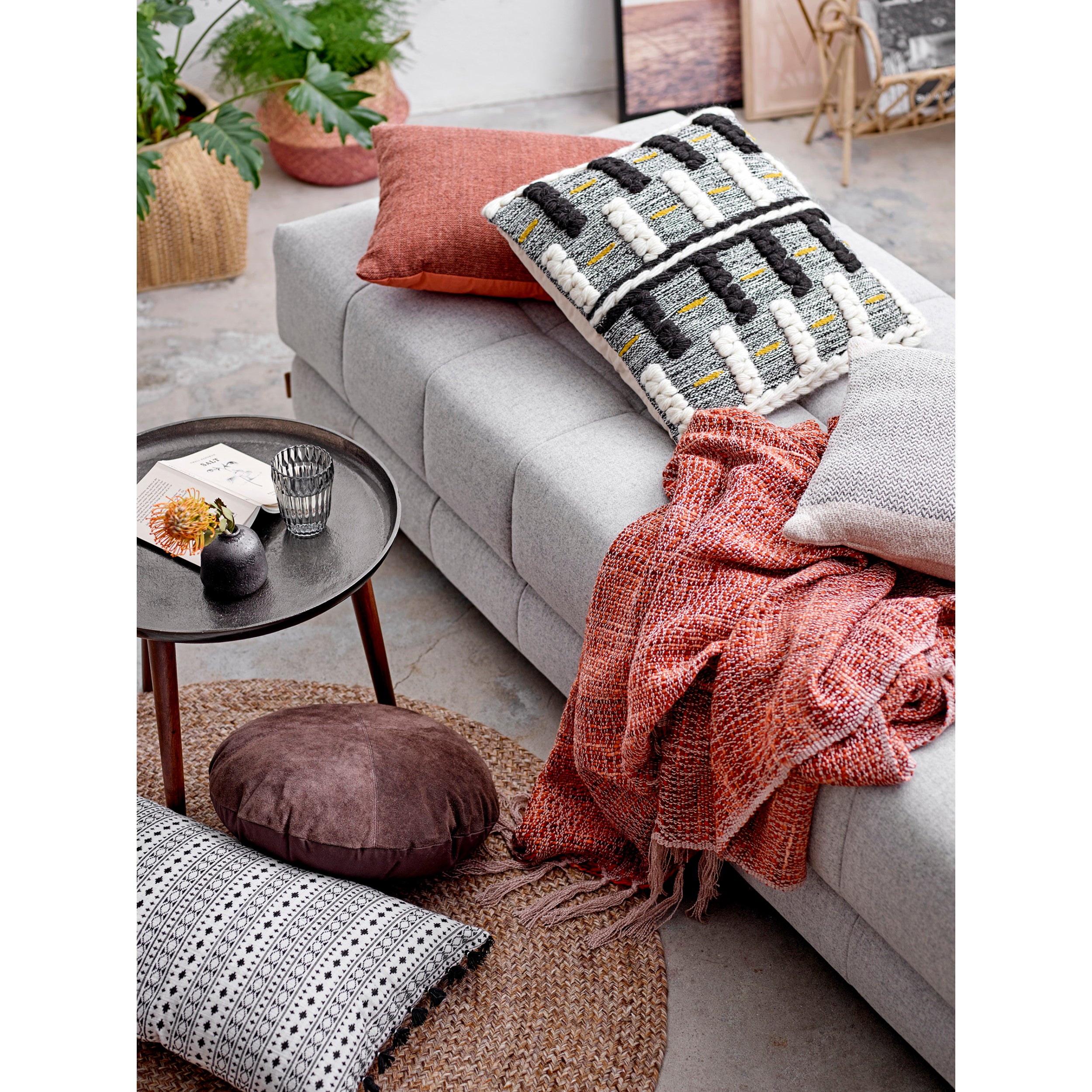 Green & Blue Stoneware Vases w/Reactive Glaze