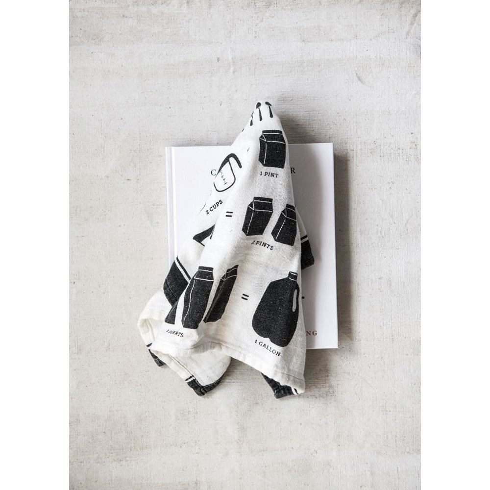 Cotton Tea Towel w/Kitchen Conversion Chart