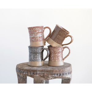 Stoneware Mug w/Reactive Glaze