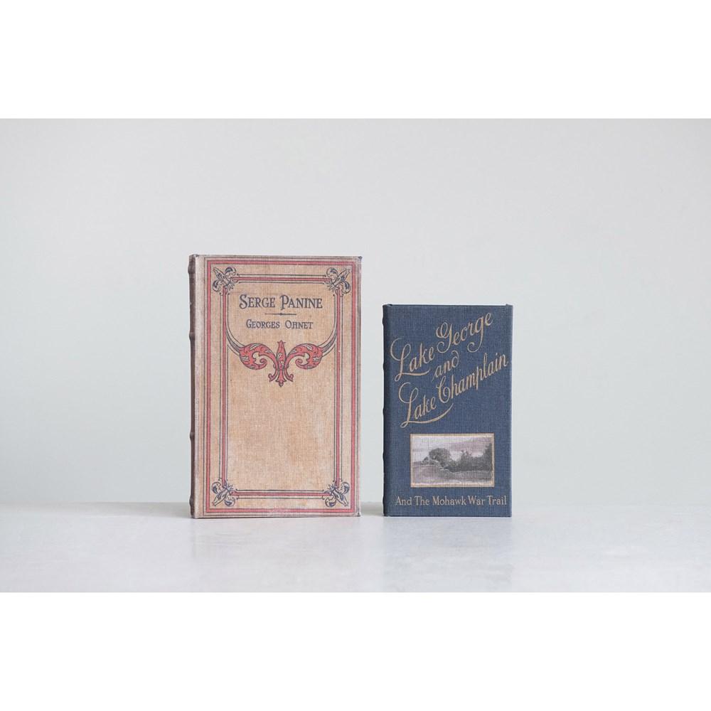 "Serge Panine" Canvas Book Storage Boxes