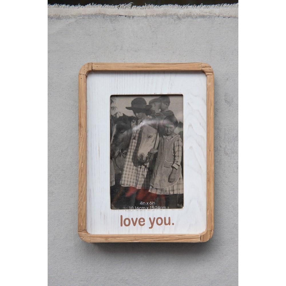 "Love You" Photo Frame