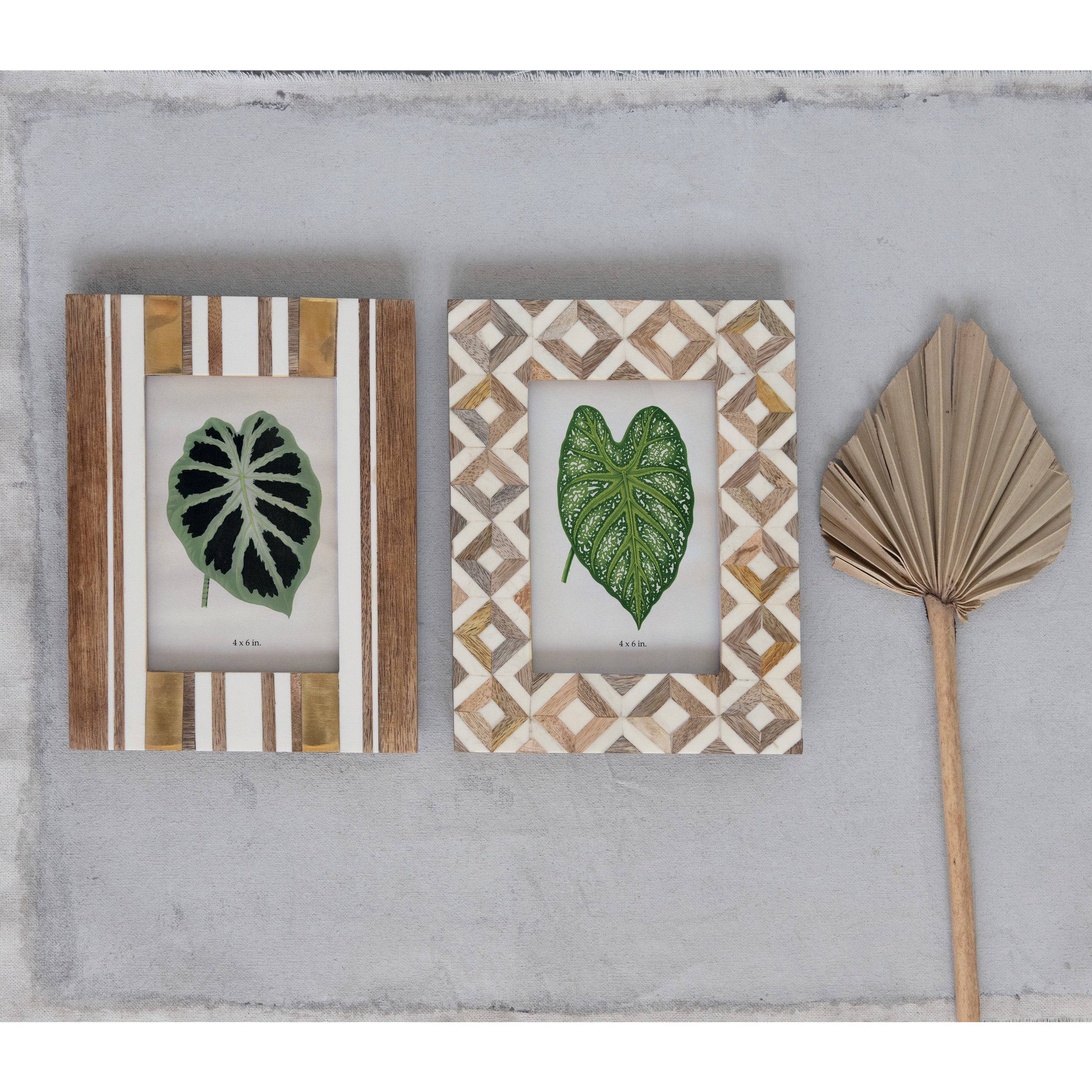 Patterned or Striped Picture Frame