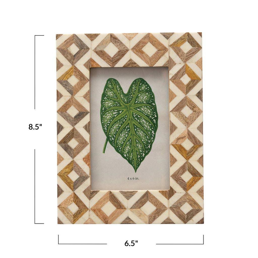 Patterned or Striped Picture Frame