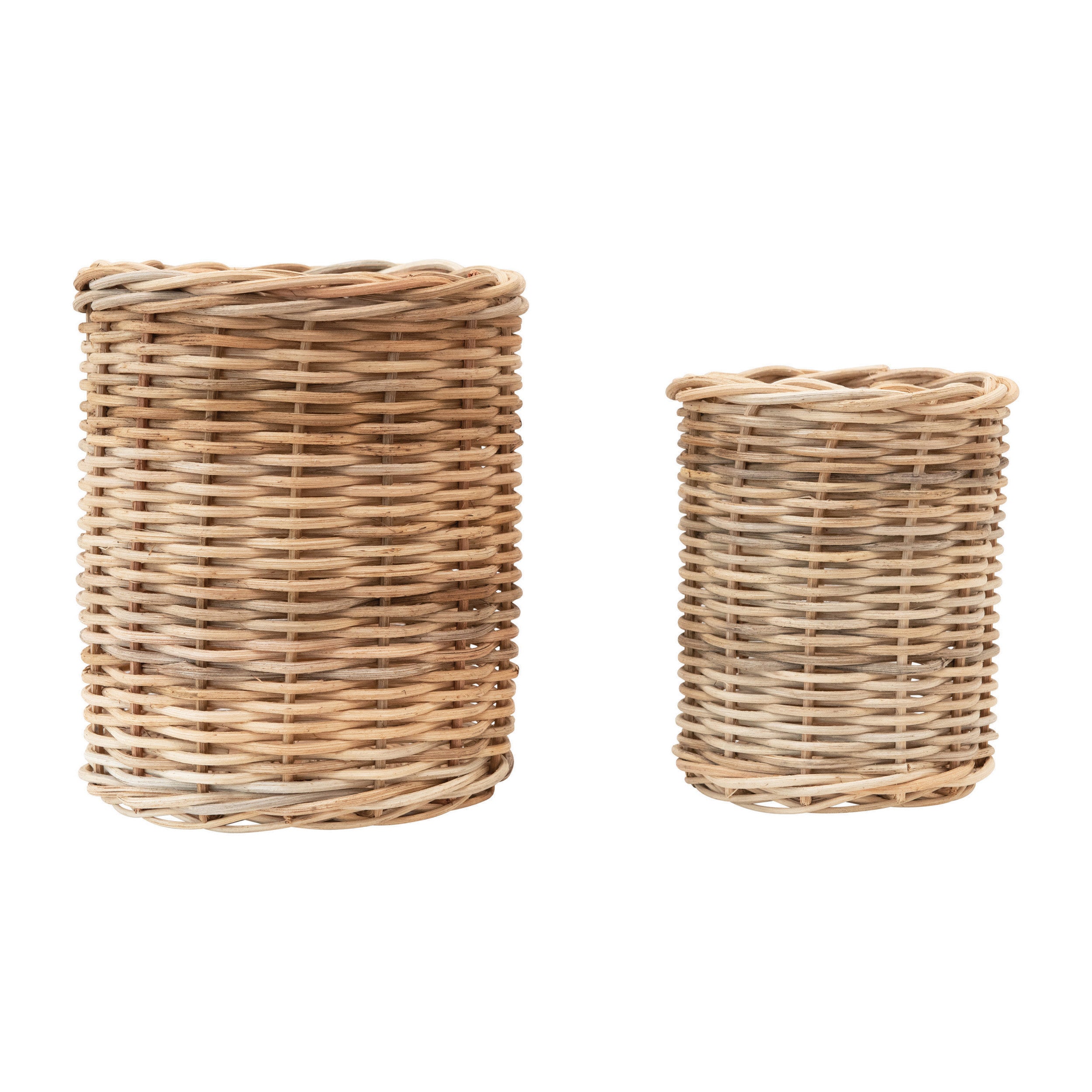 Hand-woven Natural Wicker Basket/Container