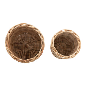 Hand-woven Natural Wicker Basket/Container