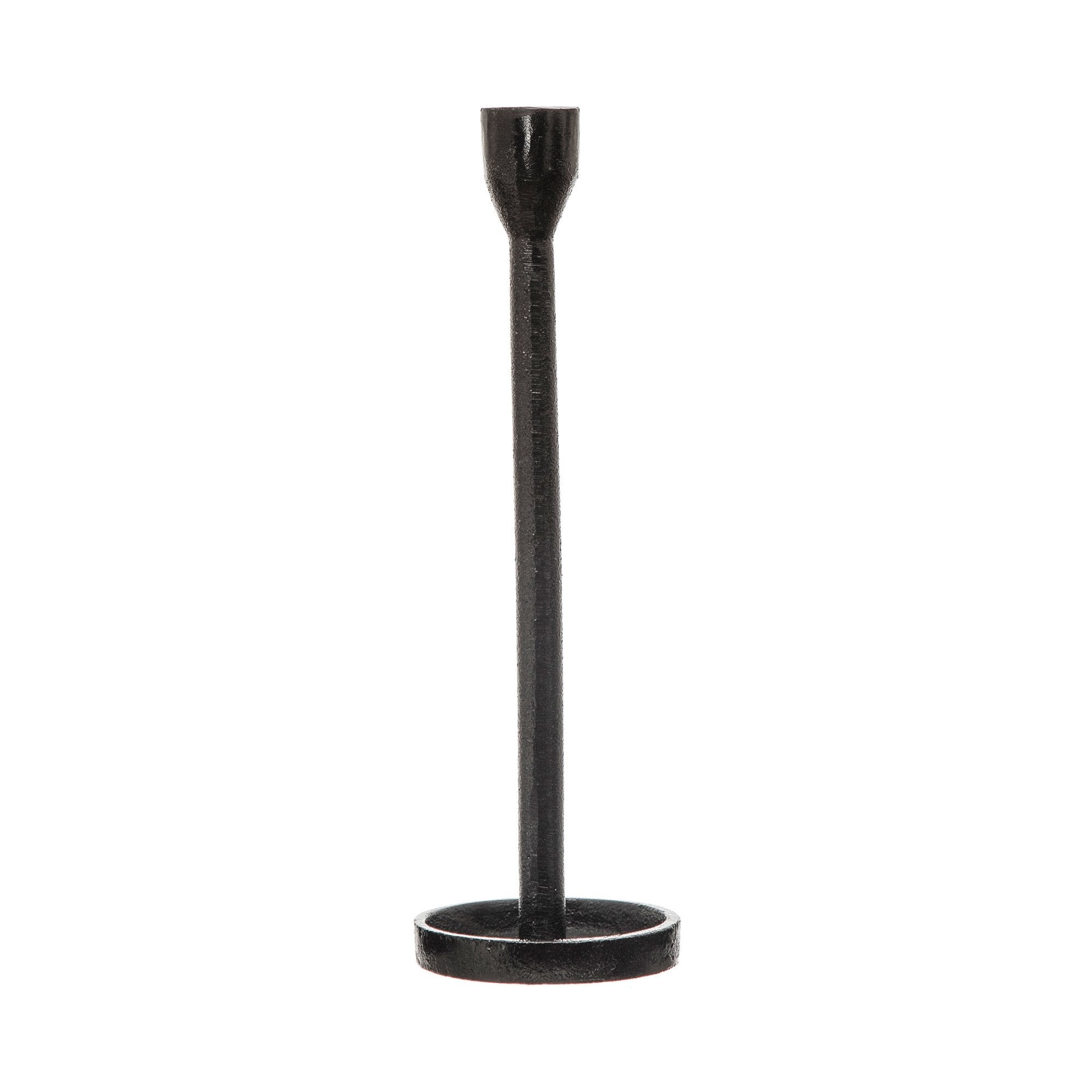 Black Cast Iron Taper Holder