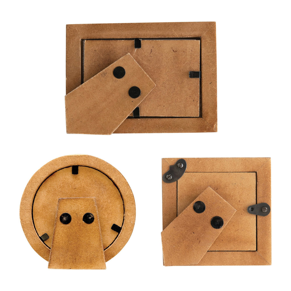 Black & Natural Resin & Bone Photo Frame