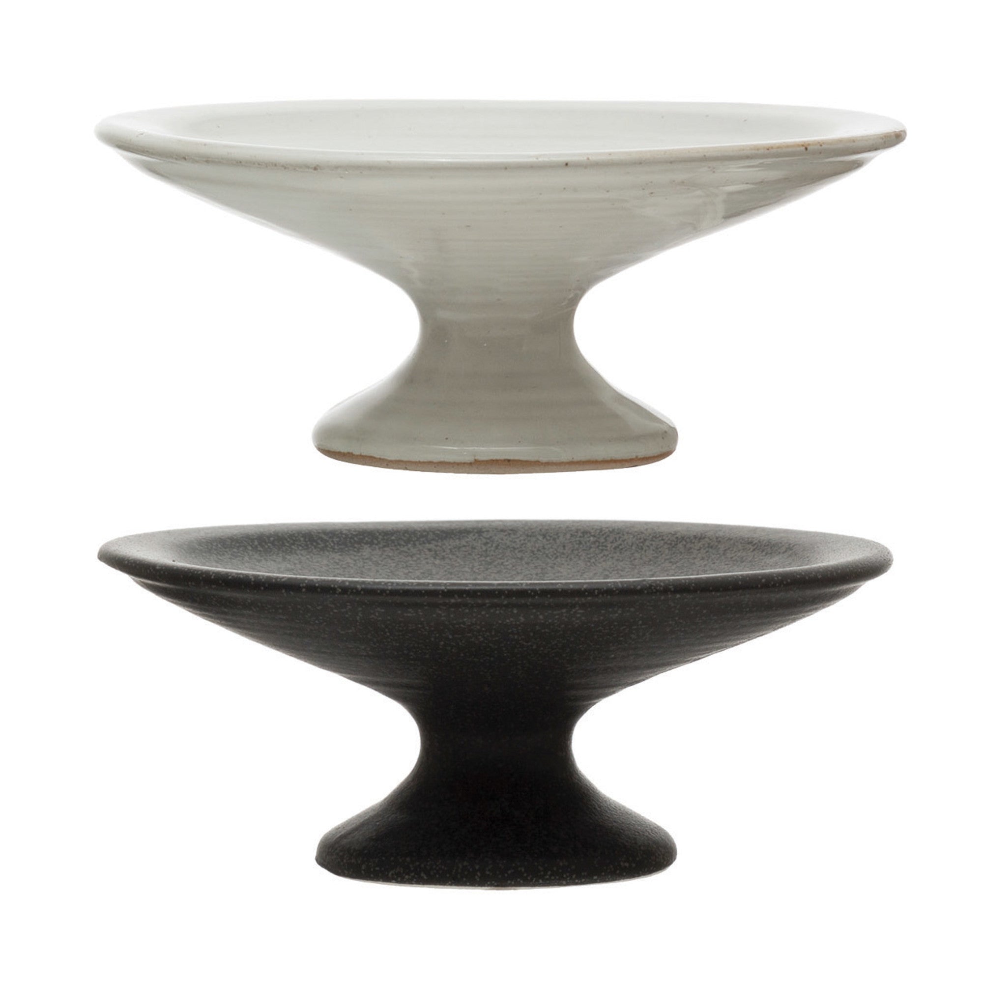 Matte Finish Stoneware Pedestal