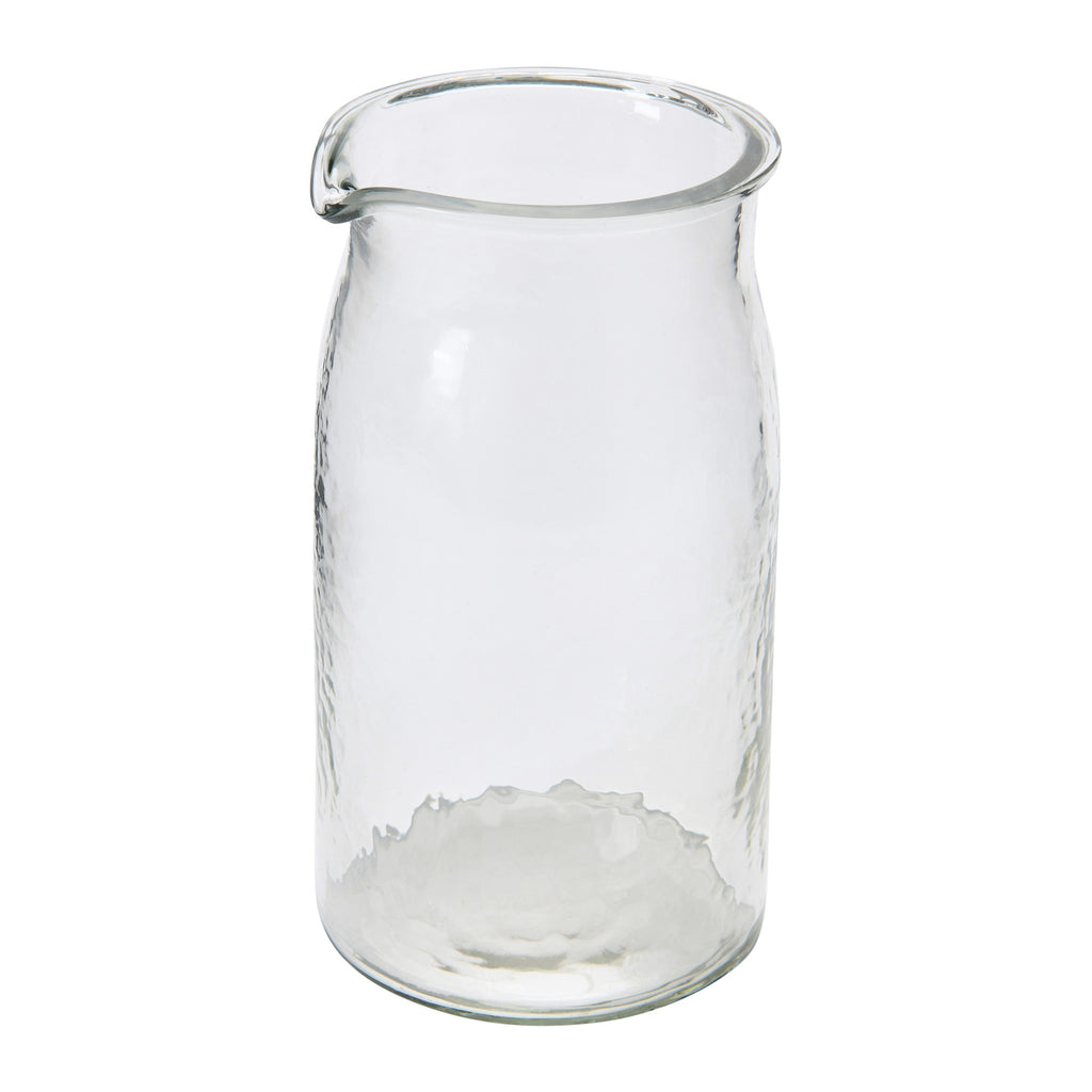 Hand-Blown Glass Pitcher