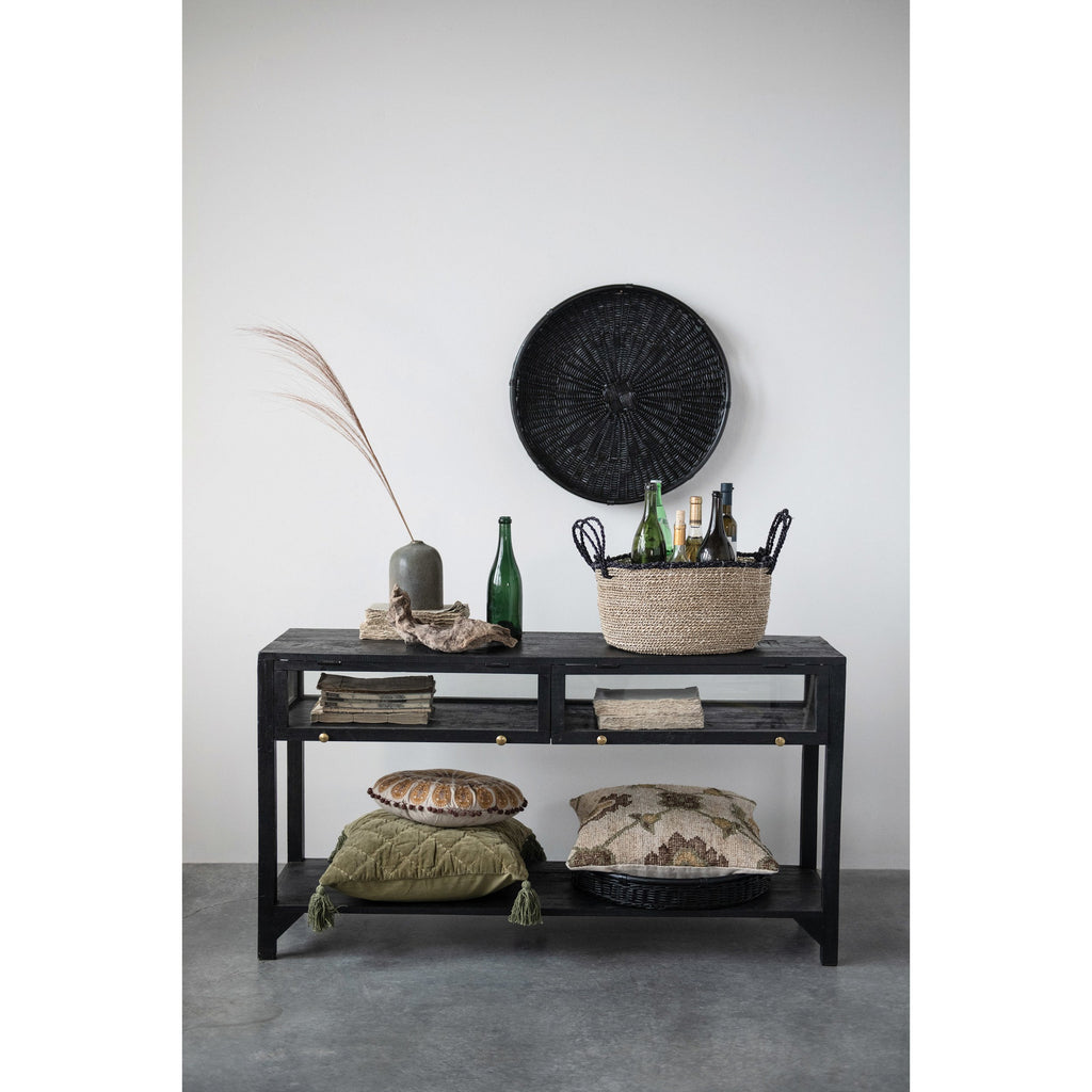Hand-Woven Seagrass Baskets w/Handles