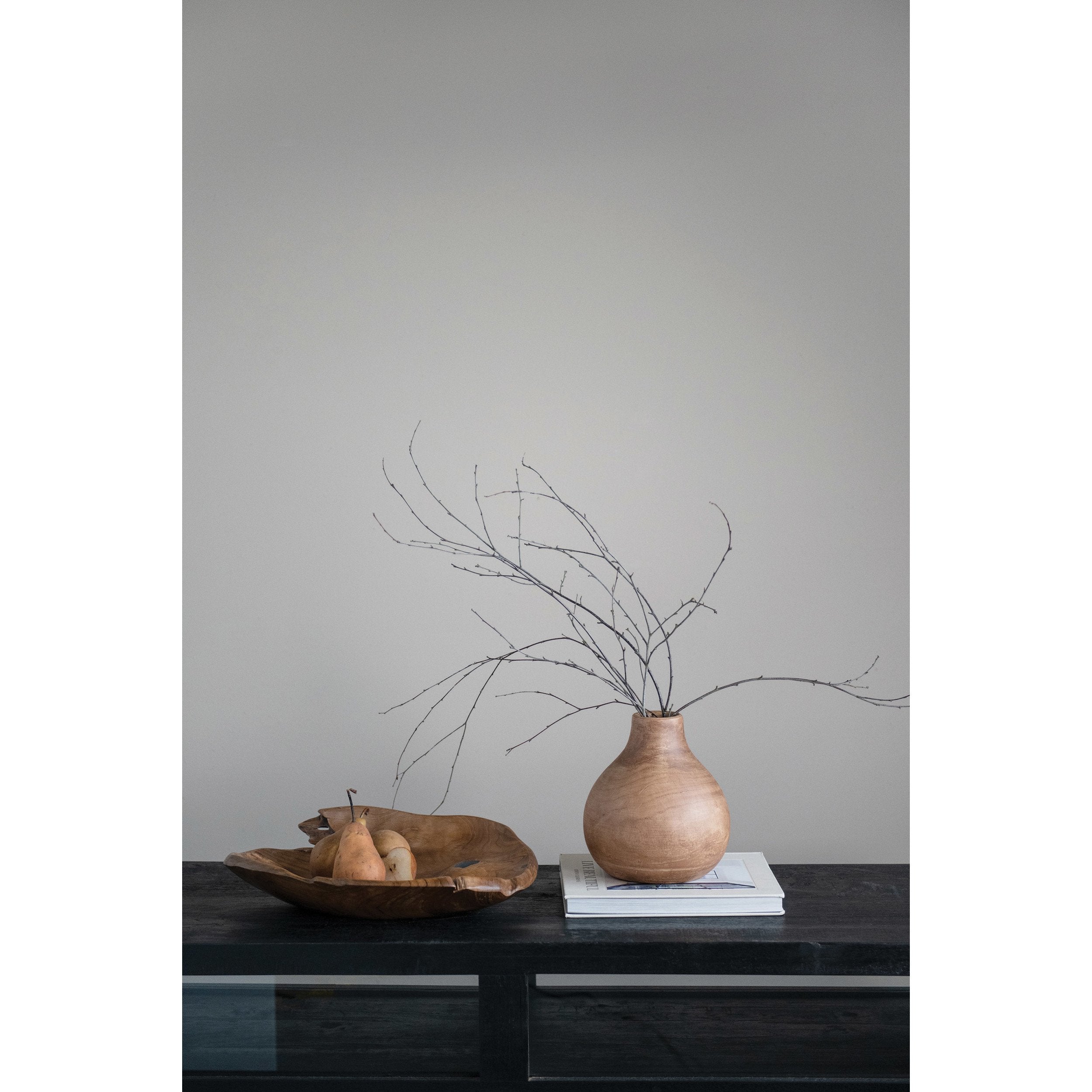 Stoneware Pitcher w/Reactive Glaze