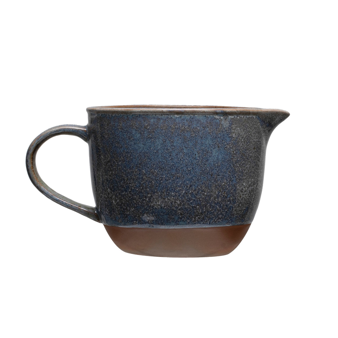 Blue Reactive Glaze Stoneware Batter Bowl