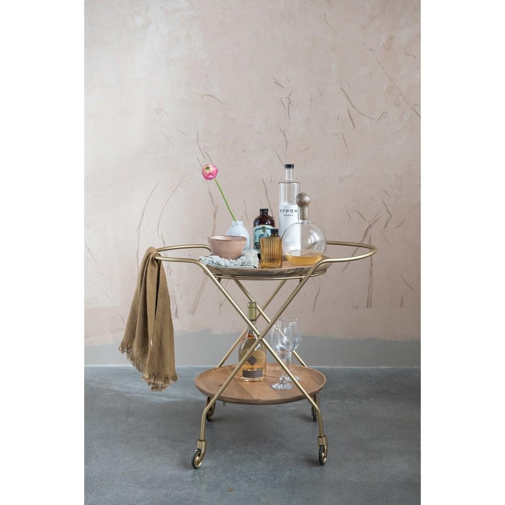 Cotton Slub Tea Towels w/Fringe