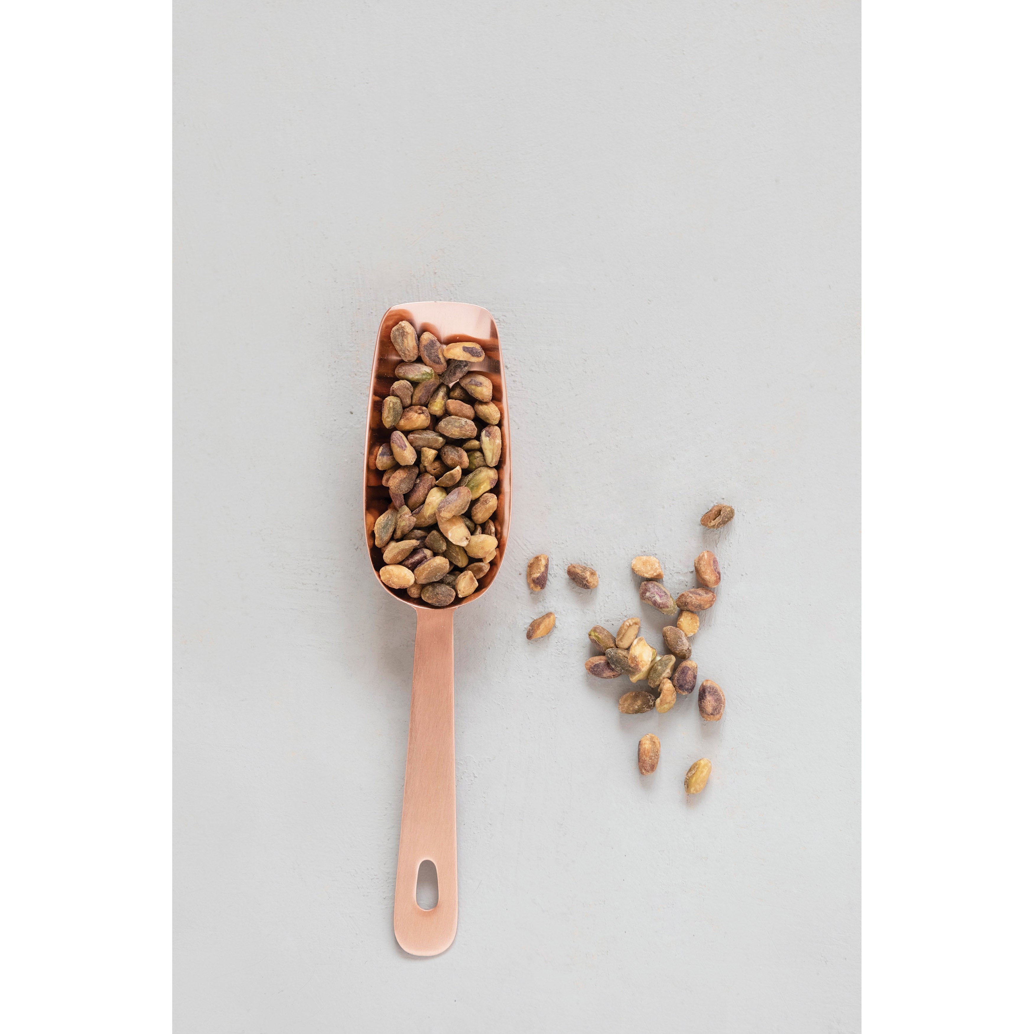 Stainless Scoop w/Copper Finish