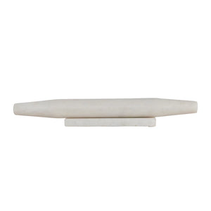 White Marble French Style Rolling Pin w/Stand