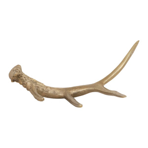 Gold Finish Aluminum Antler Decor