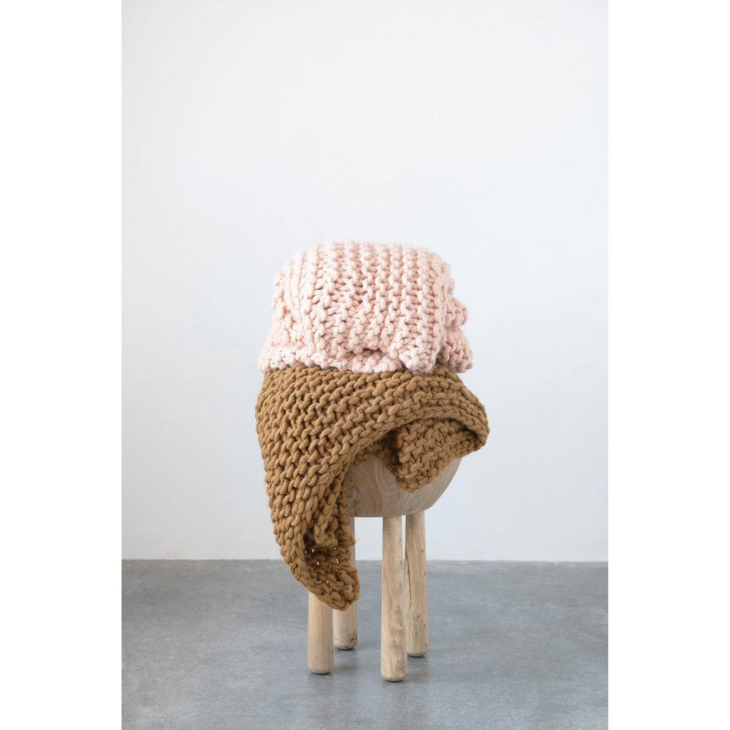 Hand Crocheted Fabric Throw