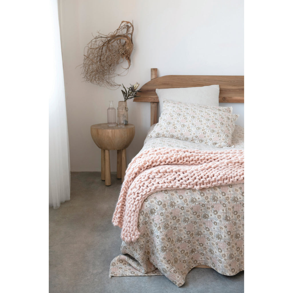 Hand Crocheted Fabric Throw