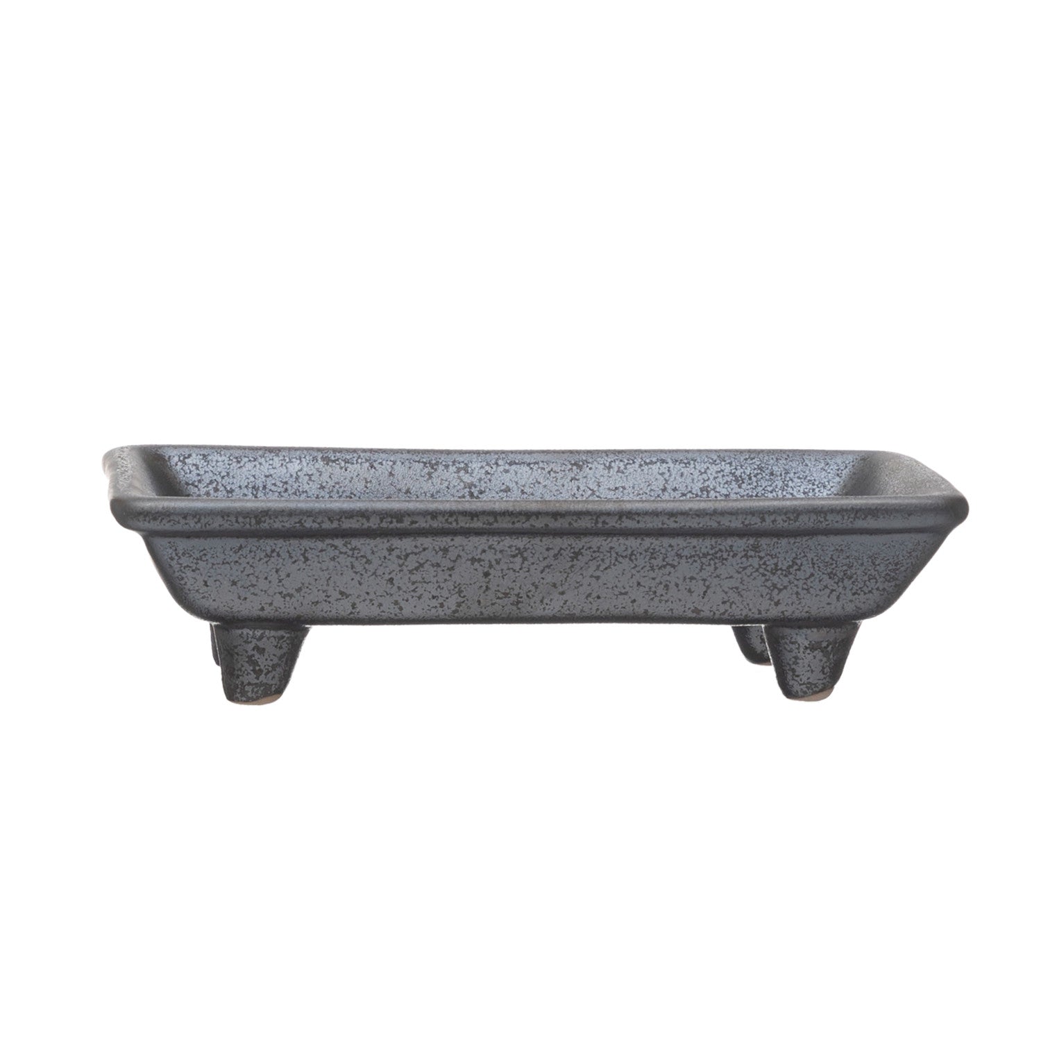 Footed Stoneware Soap Dish
