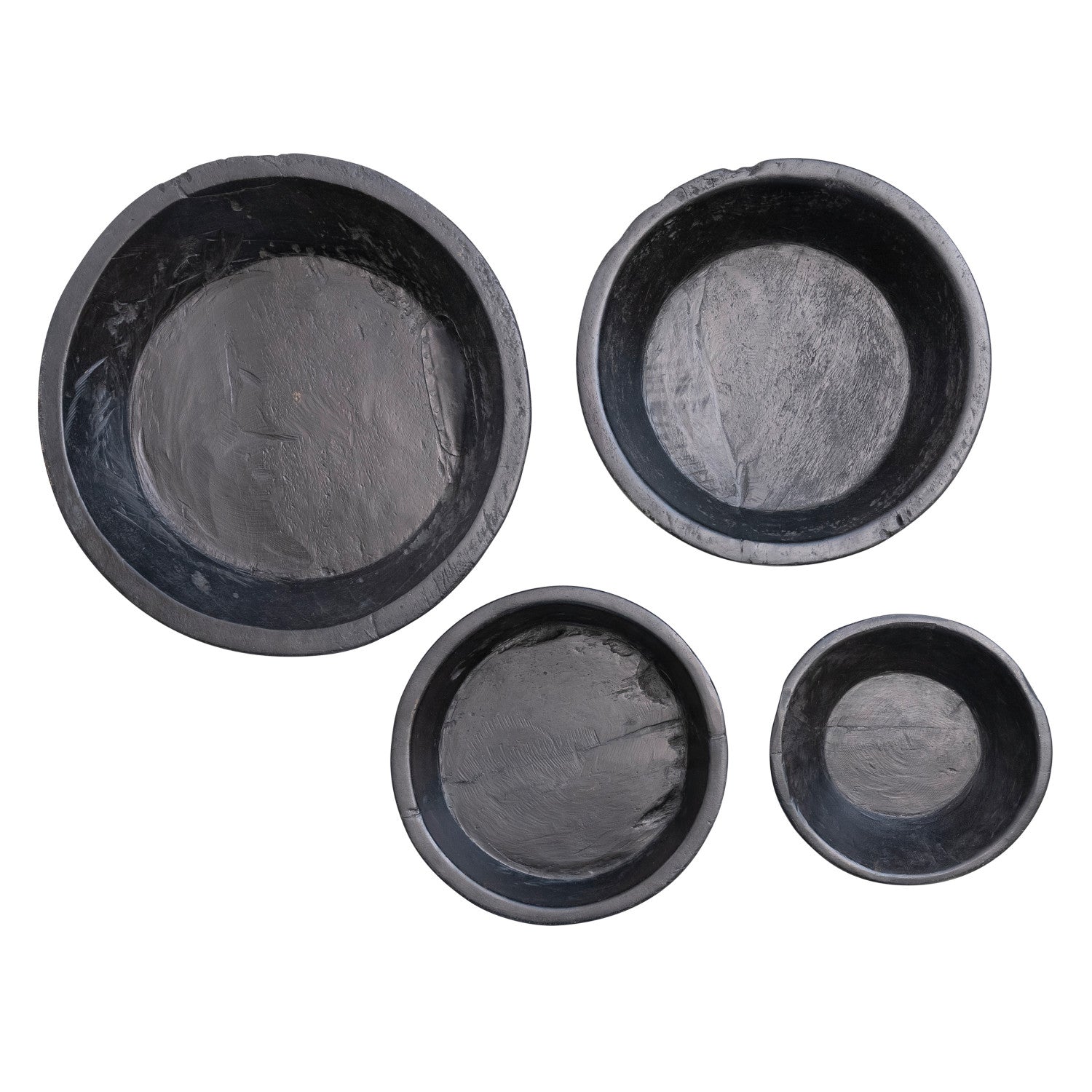 Black Reclaimed Wood Vintage Reproduction Bowls