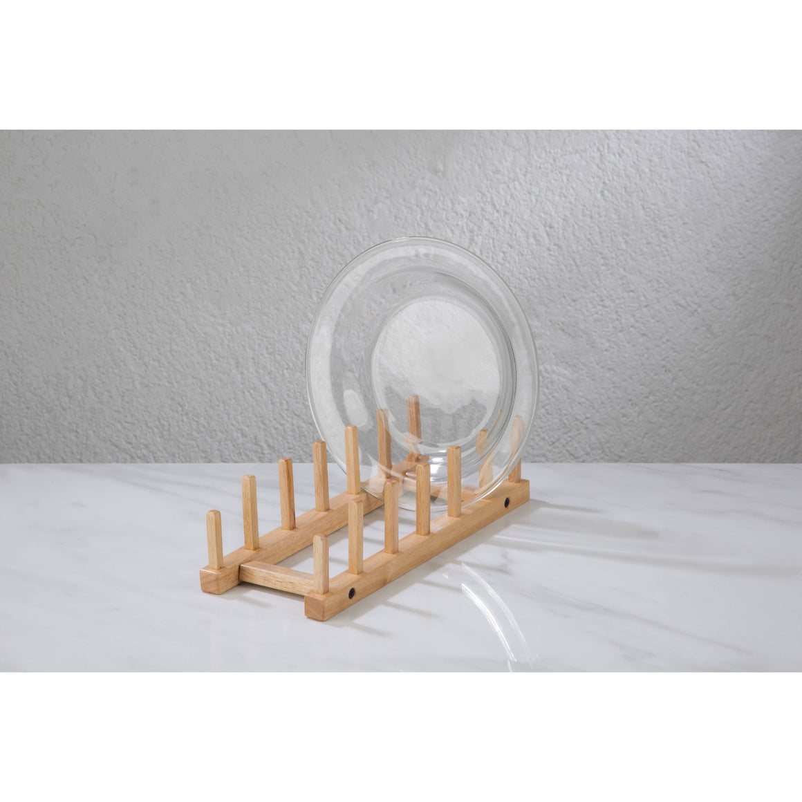 Wooden Plate Racks: Natural