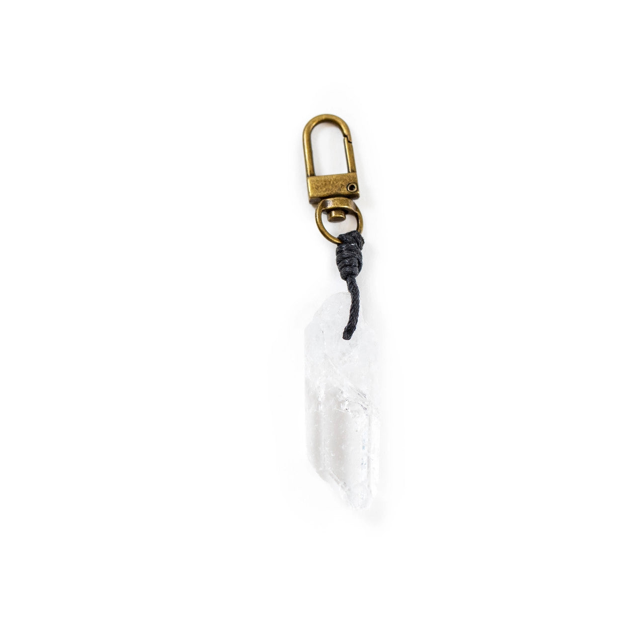 Clear Crystal Point Keychain