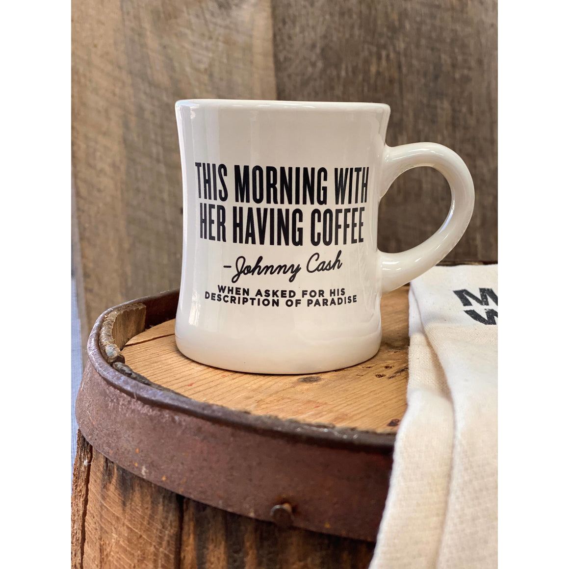 Johnny Cash Quote - Diner Mug