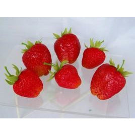 Red Whole Strawberries (Set of 6)
