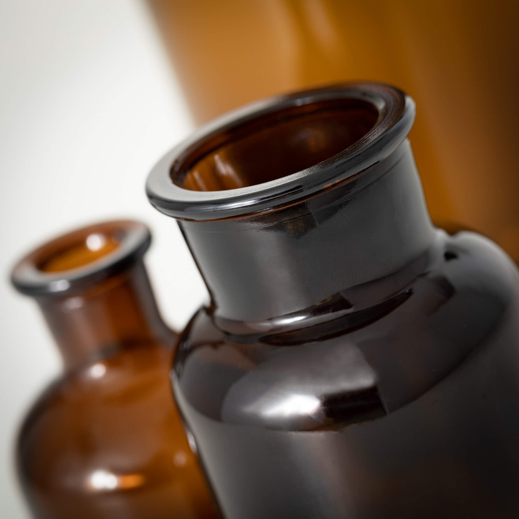 Apothecary  Jar Vase | Amber