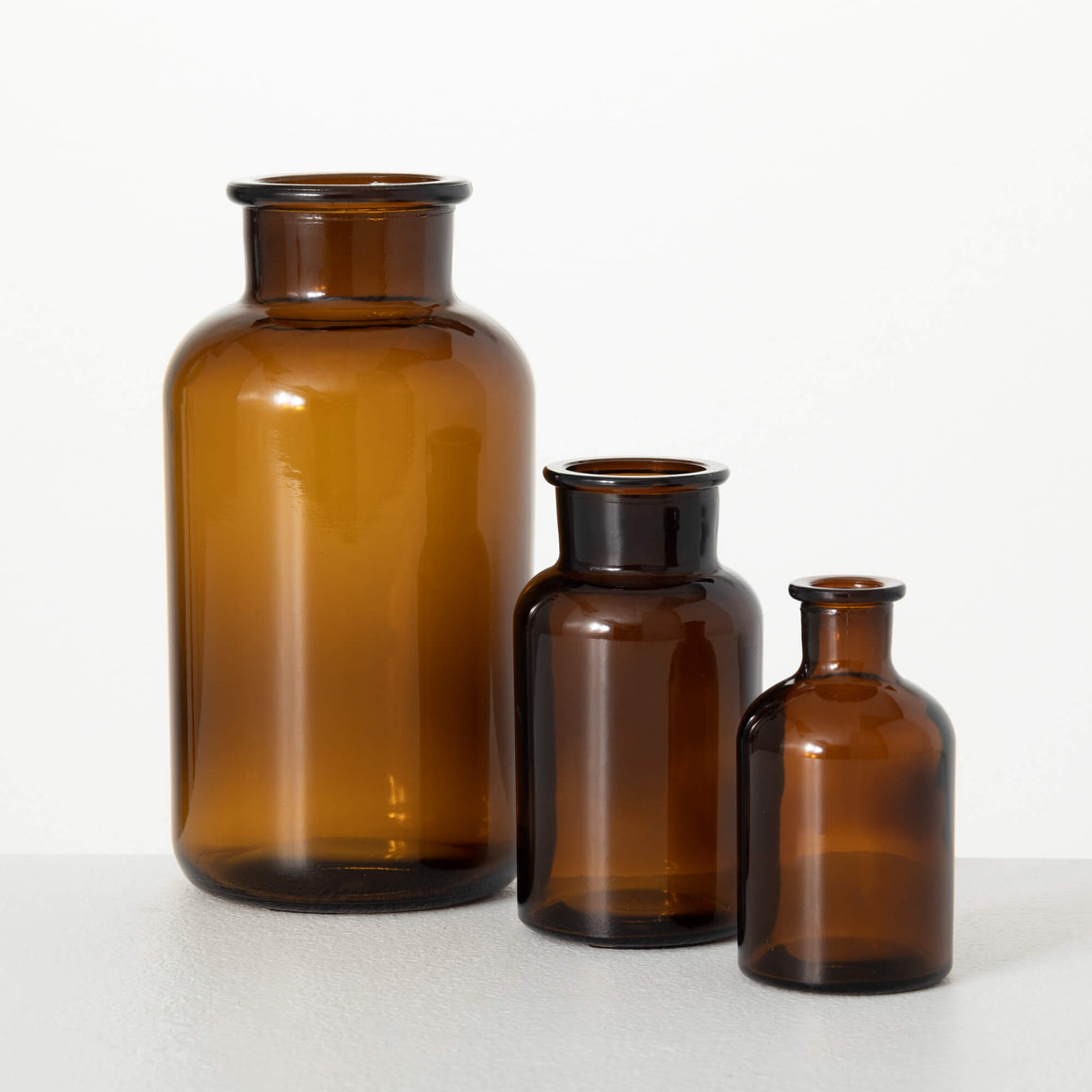 Apothecary  Jar Vase | Amber