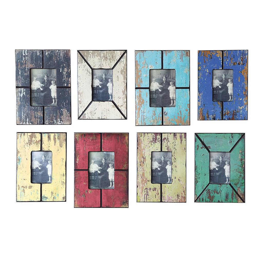 Distressed Wood Finish Picture Frame