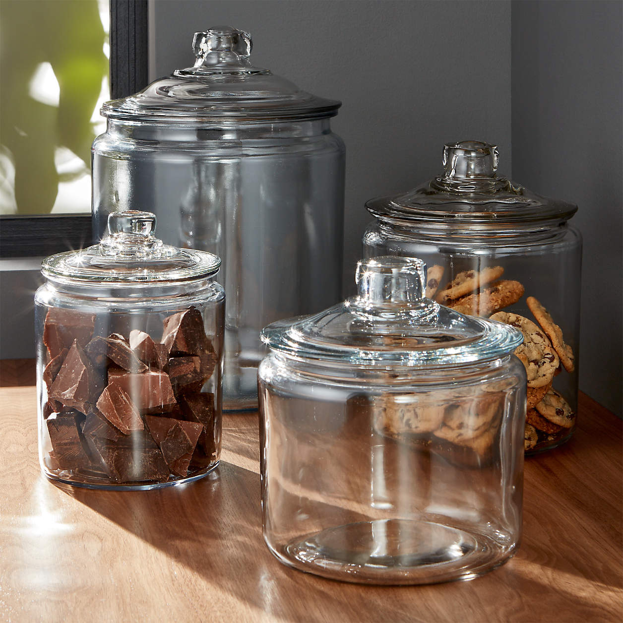 Anchor Hocking Heritage Hill Glass Jar - Moss & Embers Home Decorum