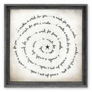 Framed Canvas Wall Art I Make A Wish For You