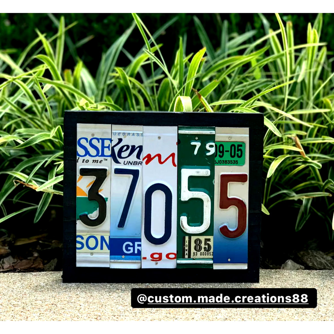 Locally Hand Crafted Custom License Plate Signs