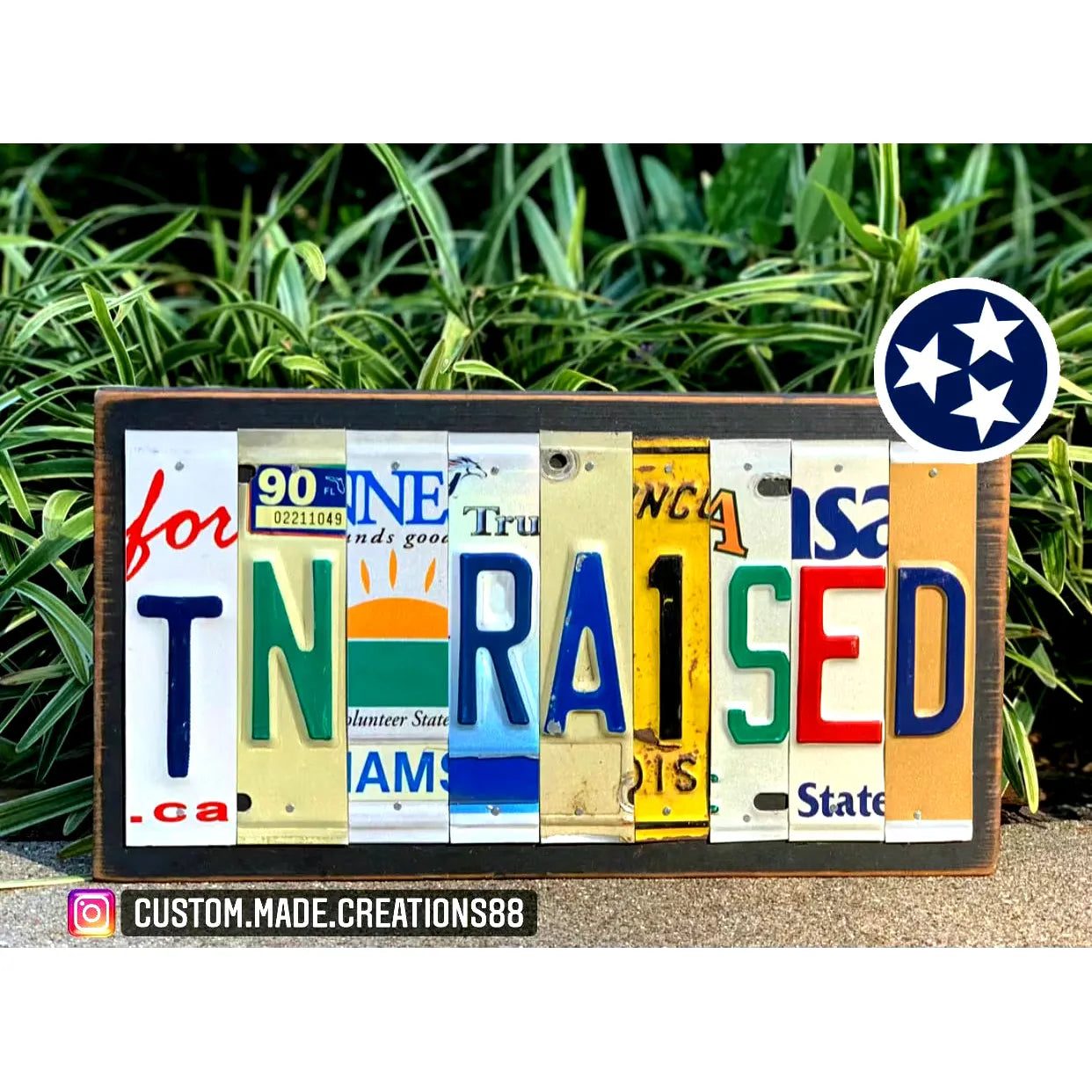 Locally Hand Crafted Custom License Plate Signs
