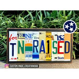 Locally Hand Crafted Custom License Plate Signs